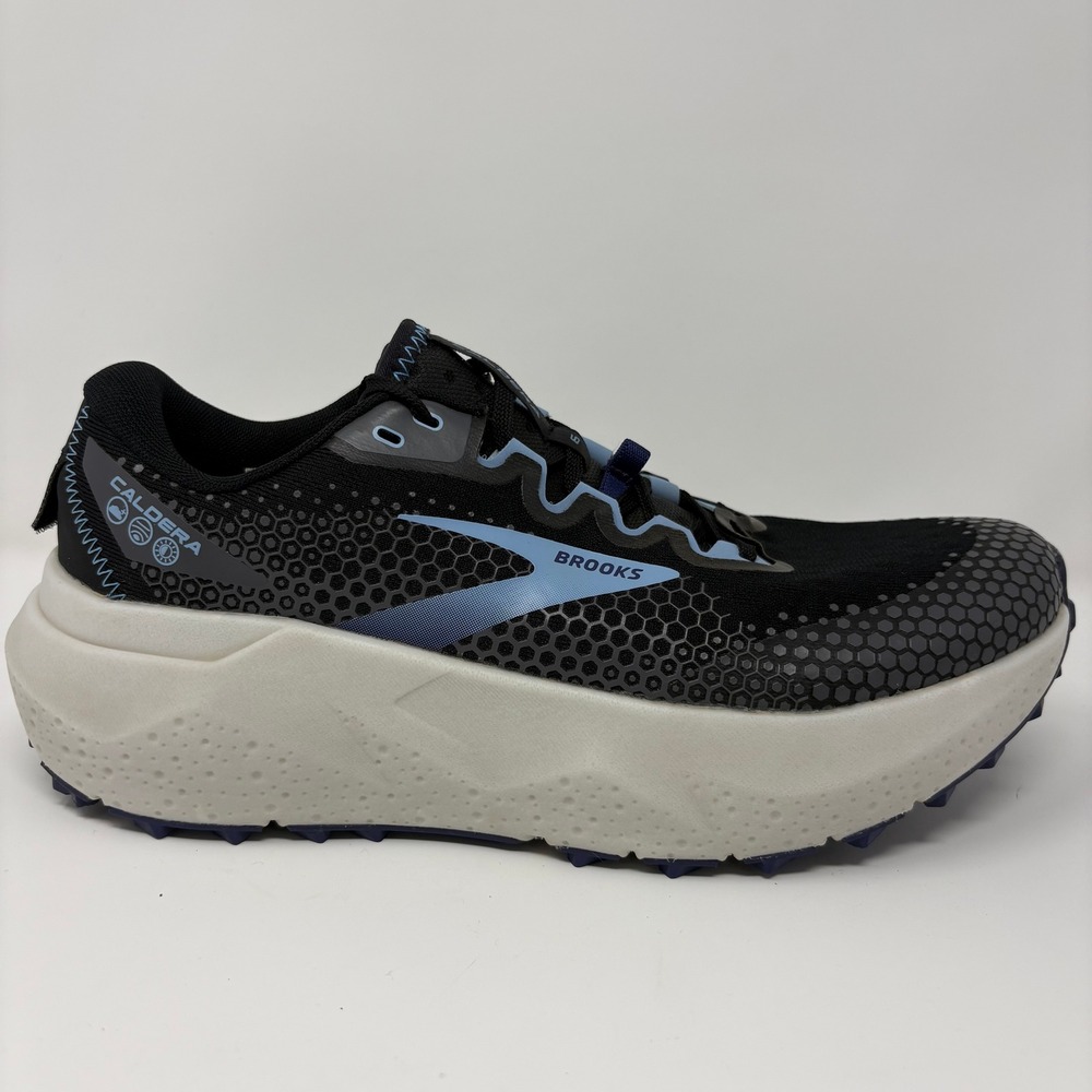 Brooks Caldera 6 Women's Size 10 Black Blue Trail Running Shoes (1203661B082)